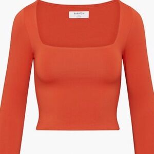 BABATON contour square neck top